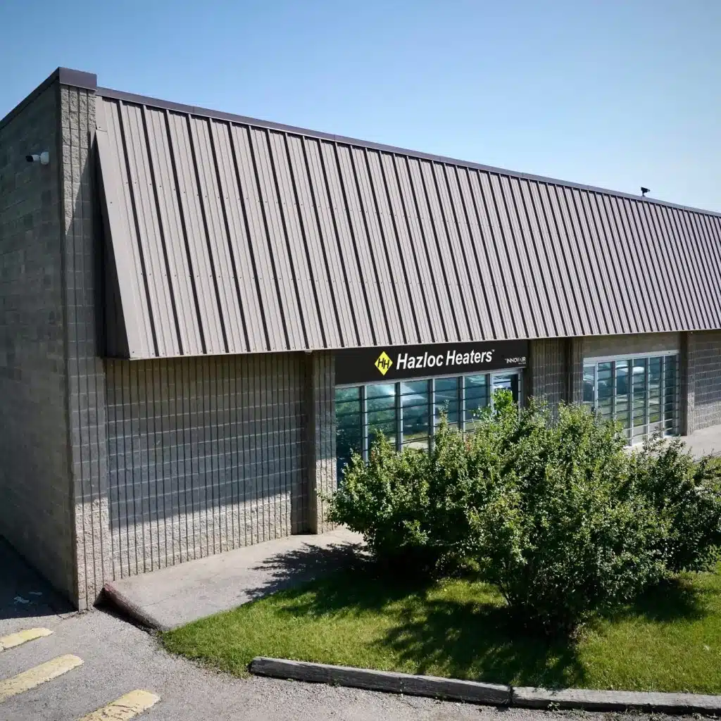 Hazloc Heaters building in Calgary