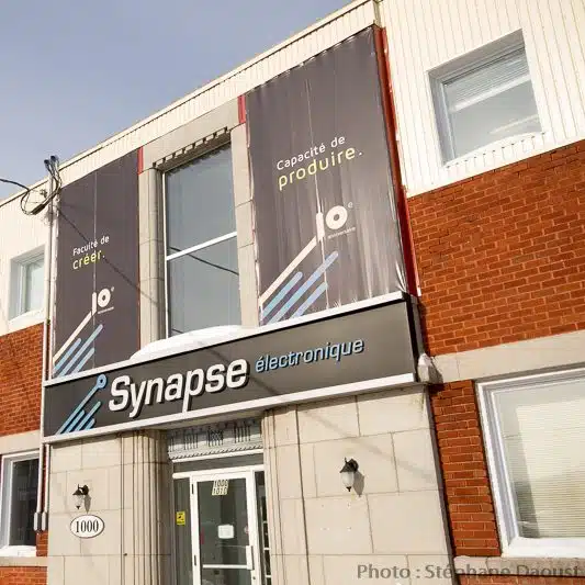 Synapse Électronique building in Shawinigan